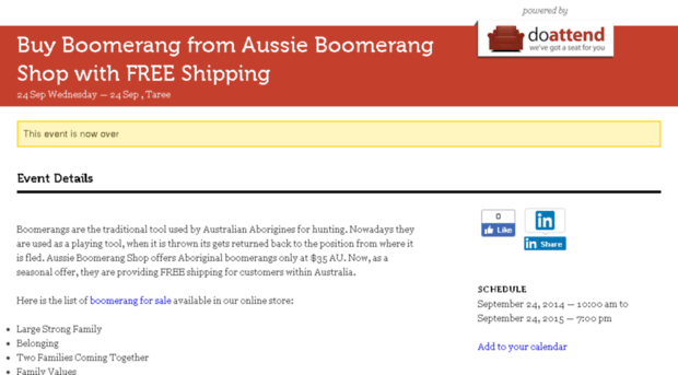 aussieboomerangshop.doattend.com