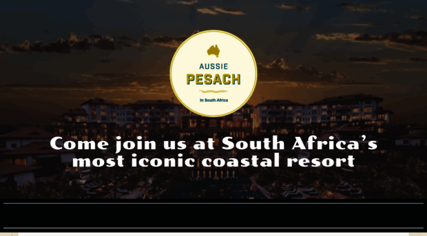 aussiepesach.com