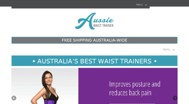 aussiewaisttrainer.com