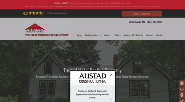 austadconstruction.com