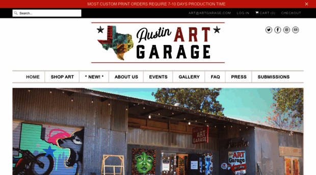 austinartgarage.com