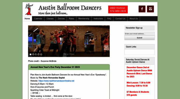 austinballroomdancers.org