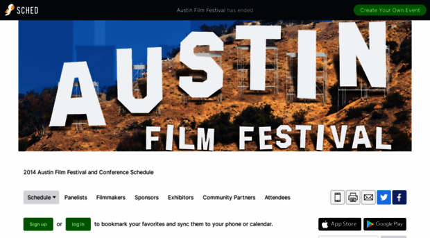 austinfilmfestival2014.sched.org