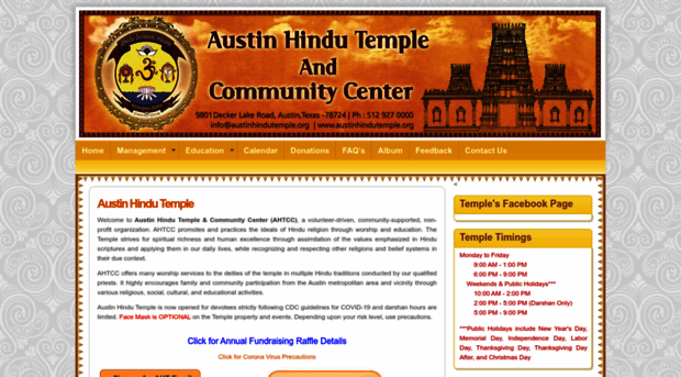 austinhindutemple.org