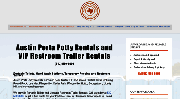 austinportapottyrentals.com