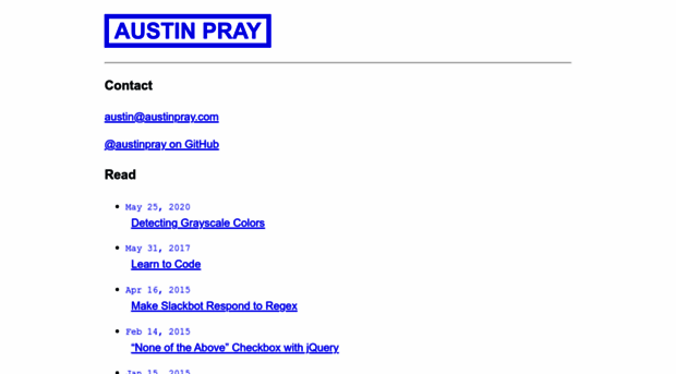 austinpray.com