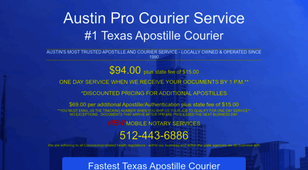 austinprocourier.com