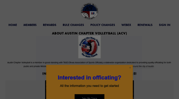 austinvolleyballofficials.com