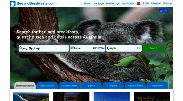 australia.bedandbreakfasts.net