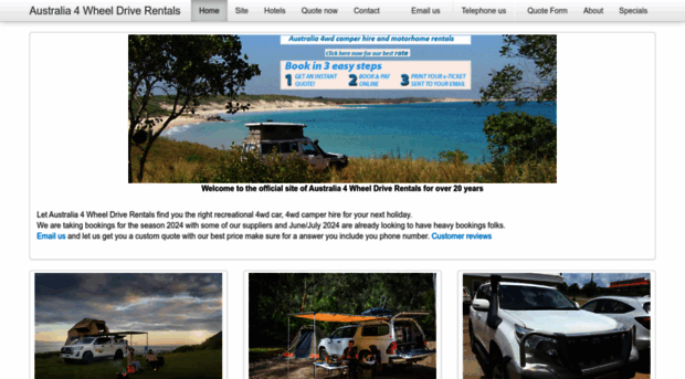 australia4wheeldriverentals.com