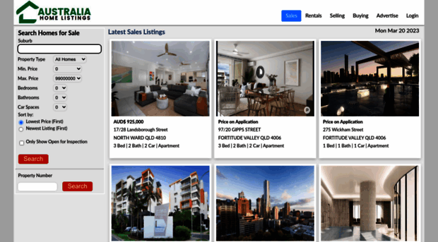 australiahomelistings.com