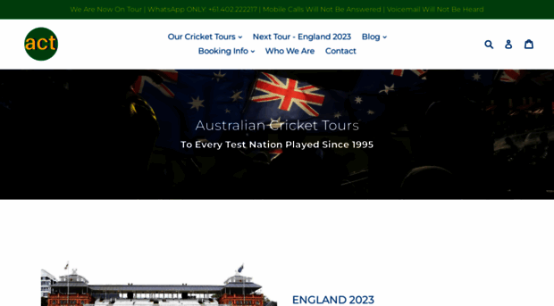 australiancrickettours.com