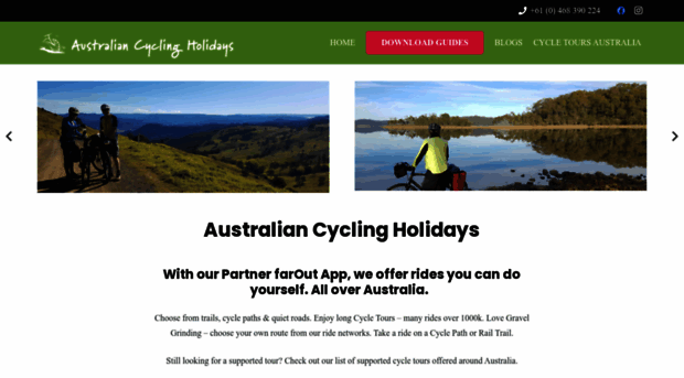 australiancyclingholidays.com.au