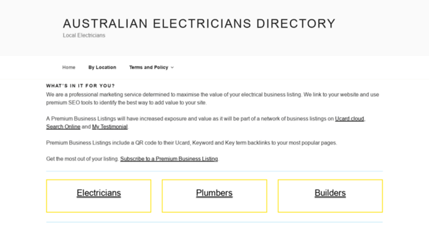 australianelectriciansdirectory.com.au