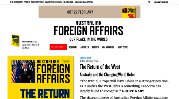 australianforeignaffairs.com