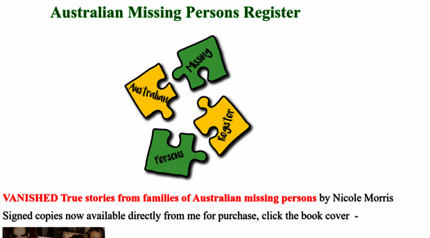 australianmissingpersonsregister.com