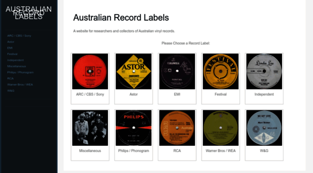 australianrecordlabels.com