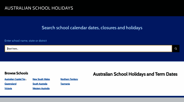australianschoolholidays.com