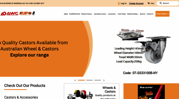 australianwheelandcastors.com.au