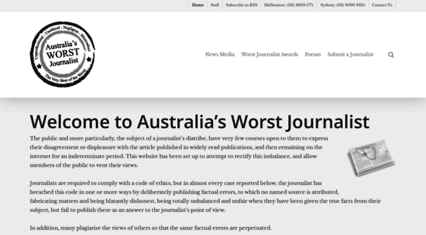 australiasworstjournalist.com.au