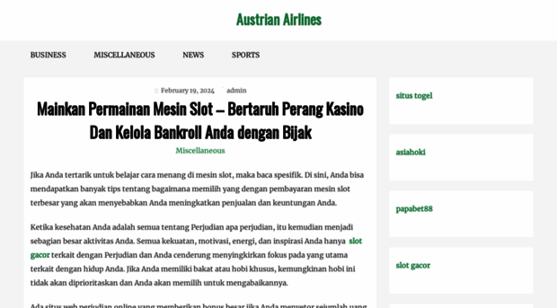 austrianairlines.co.in