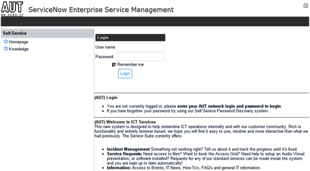 aut.service-now.com