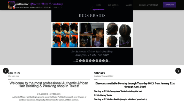 authenticafricanhairbraiding.com