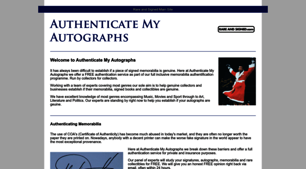 authenticatemyautographs.info