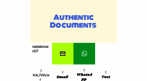 authenticdocumentson.onuniverse.com