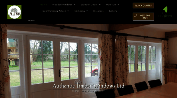 authentictimberwindows.com