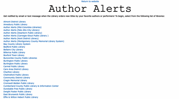 authoralerts.org