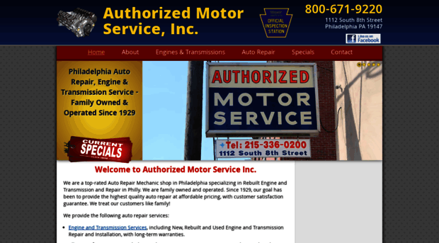 authorizedmotorservice.com