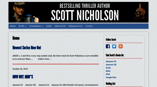 authorscottnicholson.com