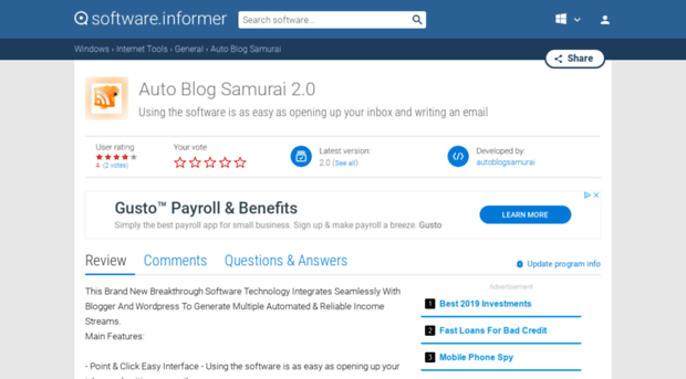 auto-blog-samurai.software.informer.com