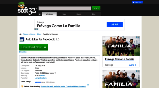 auto-liker-for-facebook.soft32.com