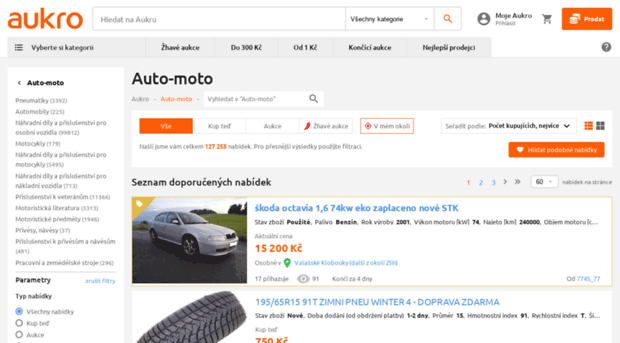 auto.aukro.cz