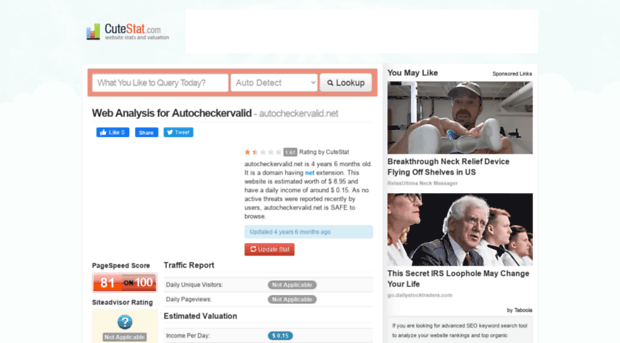 autocheckervalid.net.cutestat.com