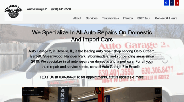autogarage2roselle.com