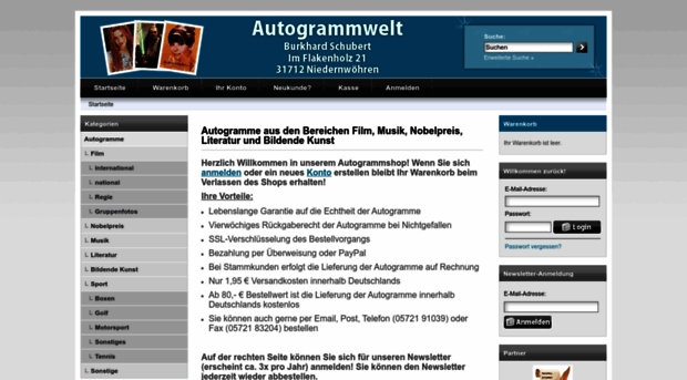 autogrammwelt.de