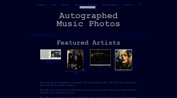 autographedmusicphotos.com