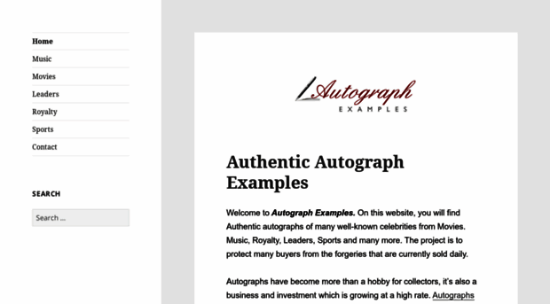 autographexamples.com