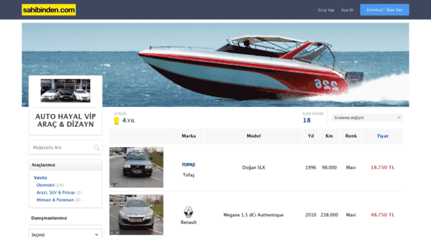 autohayal.sahibinden.com