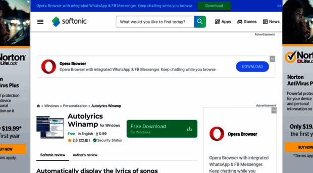 autolyrics-winamp.en.softonic.com