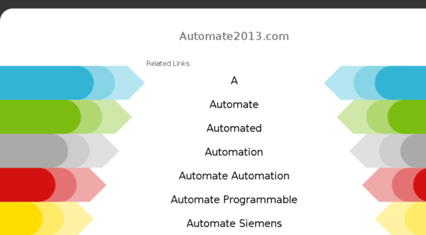 automate2013.com