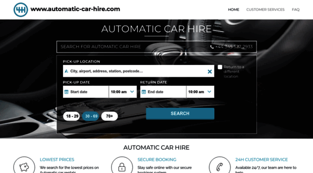 automatic-car-hire.com