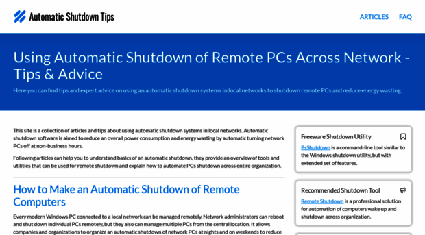 automatic-shutdown.com