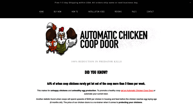 automaticchickencoopdoor.com