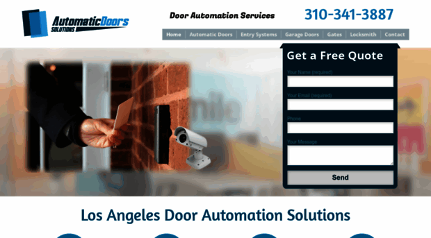 automaticdoorssolutionslosangeles.com