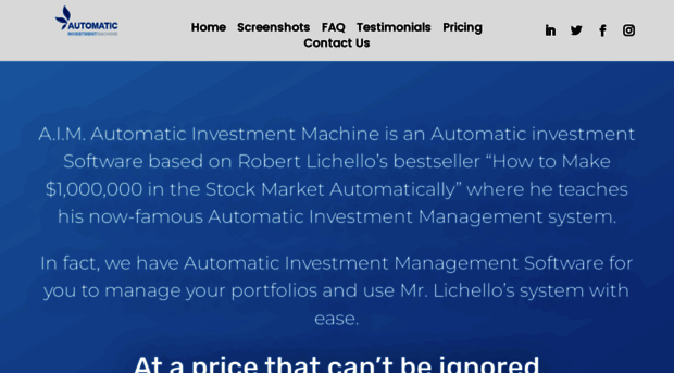 automaticinvestmentmachine.com