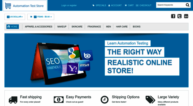 automationteststore.com